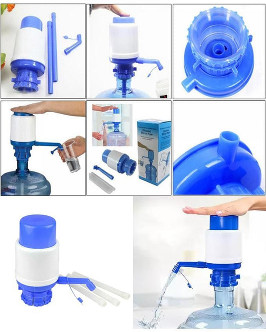 Water Pump for 5 Gallon jug,Universal 5 Gallon Water Dispenser,Manual Water jug Pump Fits 2-5-Gallon Jugs for Crown Top and Screw Top Jugs