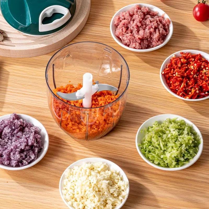 Manual Food Processors & Chopper with Cover and Handle, Manual Onion Chopper (free shipping)