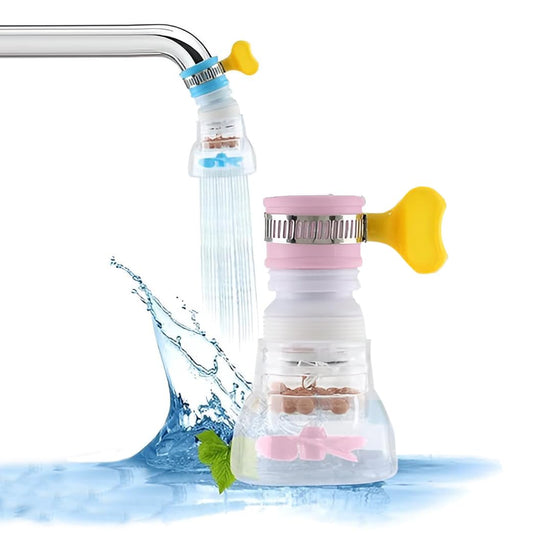 Flexible Kitchen Tap Head – 360° Rotating Faucet Sprayer with 3 Water Flow Modes | Anti-Splash Sink Nozzle with Adjustable ABS Filter, Water Saving Aerator for Movable Kitchen (1 PCS) (Multi Color)free home delivery