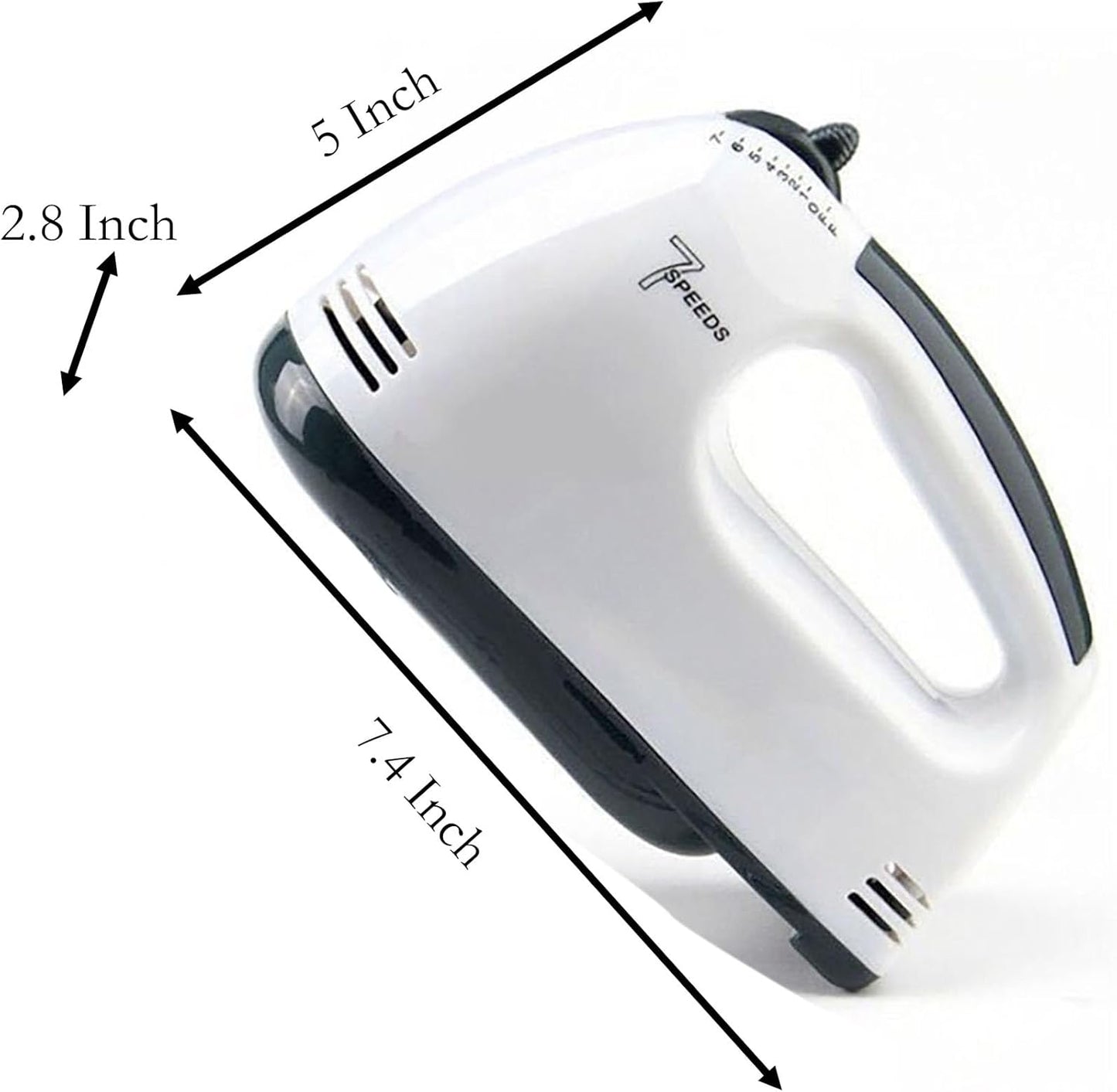 Electric Hand Mixer, 7 Speed Egg and Flour Automatic Mixing with Whisk for Cooking of Bread, Cake (free home delivery)