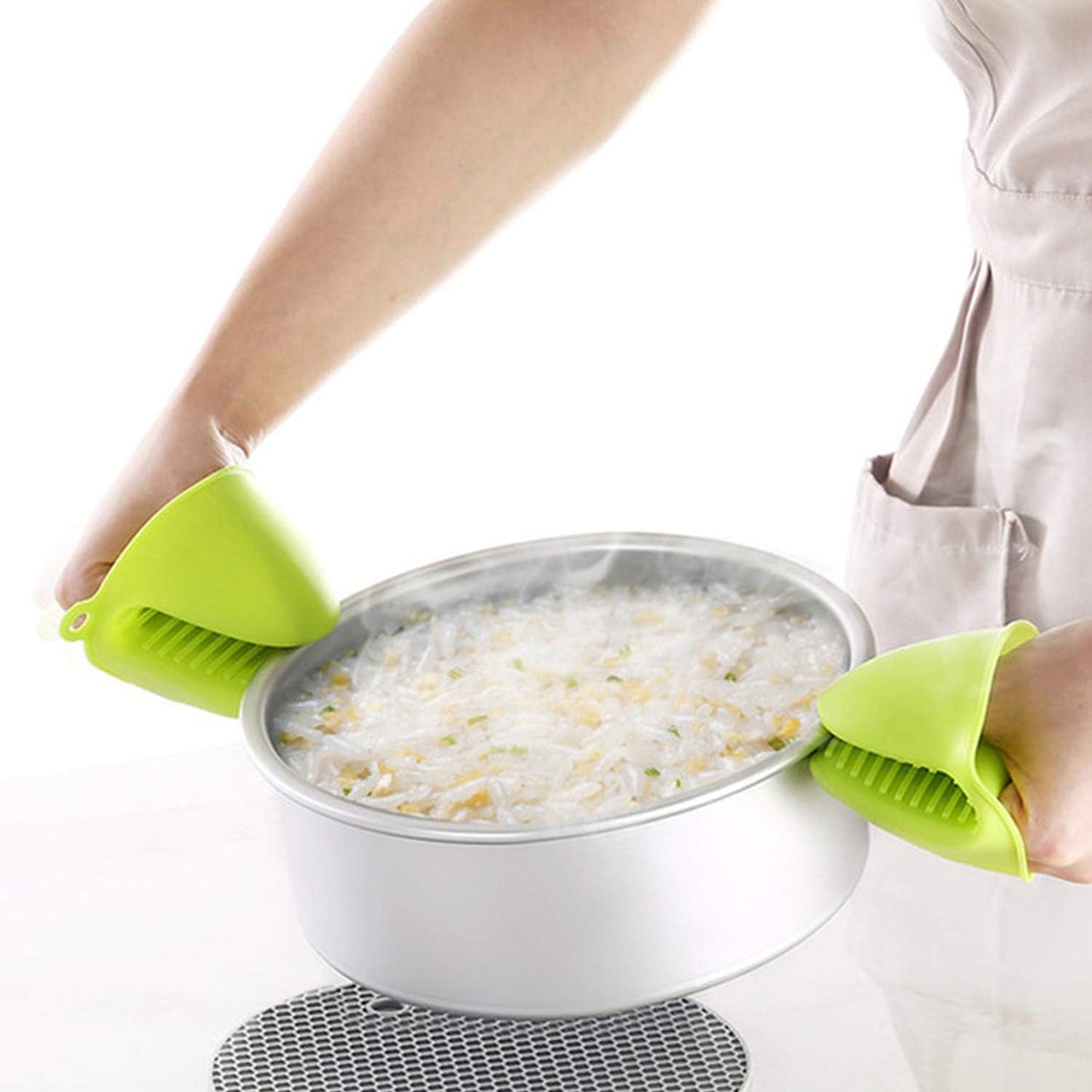 pair of Silicone Oven Mitts Heat Resistant, Silicone Potholders for Kitchen, Mini Rubber Oven Glove Kitchen Mittens, Cute Cooking Mitts (multicolor)free home delivery