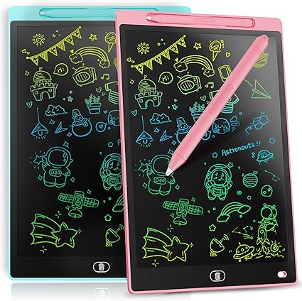 LCD Writing Tablet 8.5-Inch Colorful Doodle Board, Toddler Learning Educational Toys Gifts for 3-8 Years Old Girls and Boys, Electronic Drawing Pad for Kids