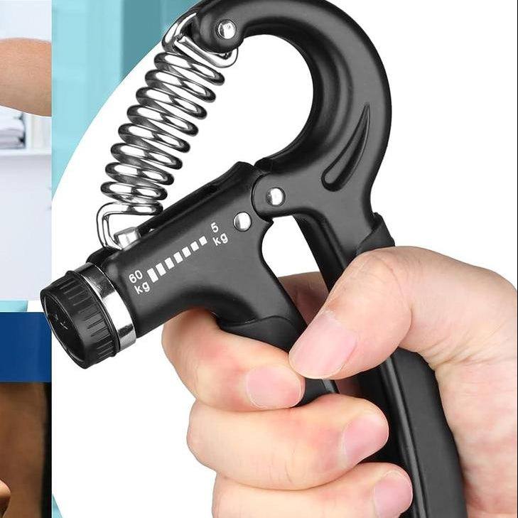 Grip Strength Trainer, Hand Grip Exerciser Strengthener with Adjustable Resistance 11-132 Lbs (5-60kg), Forearm Strengthener, Hand Exerciser for Muscle Building and Injury Recover 1 PACK