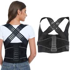 Posture Corrector for Women and Men Upgraded Back Brace, Adjustable Full Back for Upper and Lower Back Pain Relief, Shoulder Straightener for Hunchback, Scoliosis, Lumbar, Spine (Black)