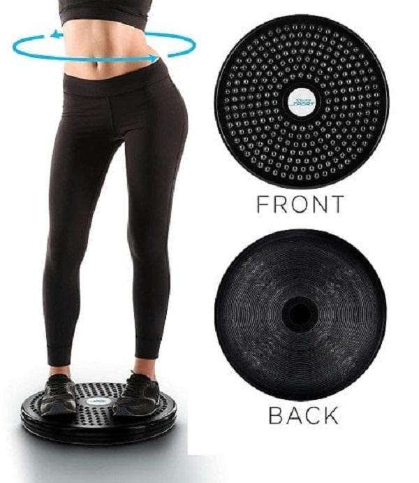 Waist Whisper Disc,Body Twister Waist Twister Body Shaping Rotating Board for Women's&Mens Twisting Sports Equipment Aerobic Exercise Foot Massage